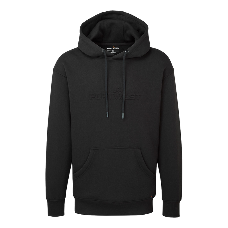 portwest-portwest-embossed-hoodie-zwart