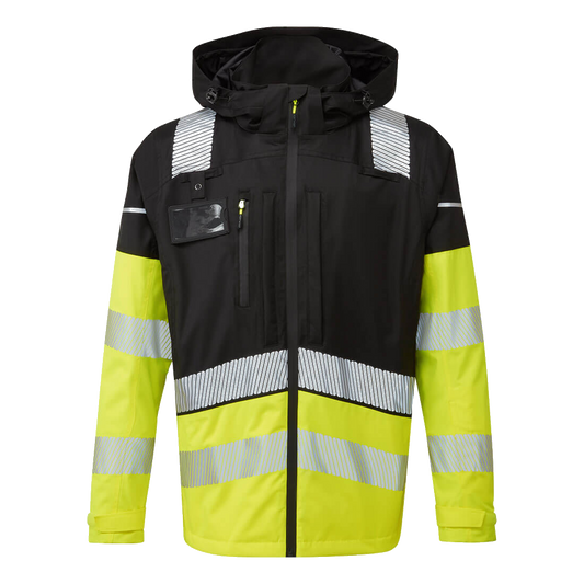 portwest-ulti-hi-vis-3-in-1-rainjack-geel-zwart
