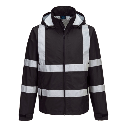 portwest-iona-enhanced-light-packable-jacket-zwart
