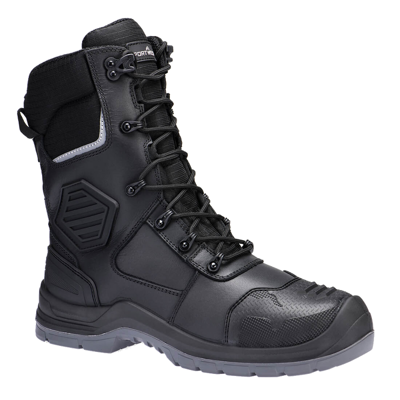 portwest-composite-leather-high-boot-s7l-zwart