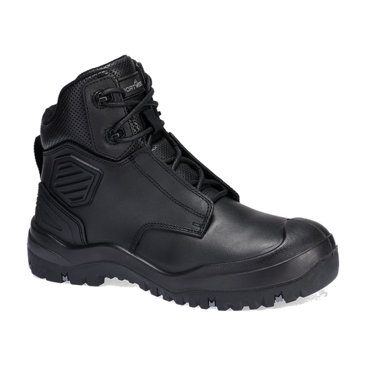 portwest-steel-leather-ankle-boot-s3-zwart