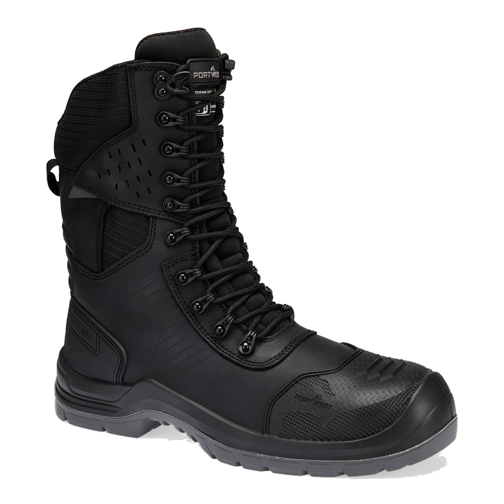 portwest-composite-leather-high-boot-s7l-zwart