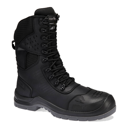 portwest-composite-leather-high-boot-s7l-zwart