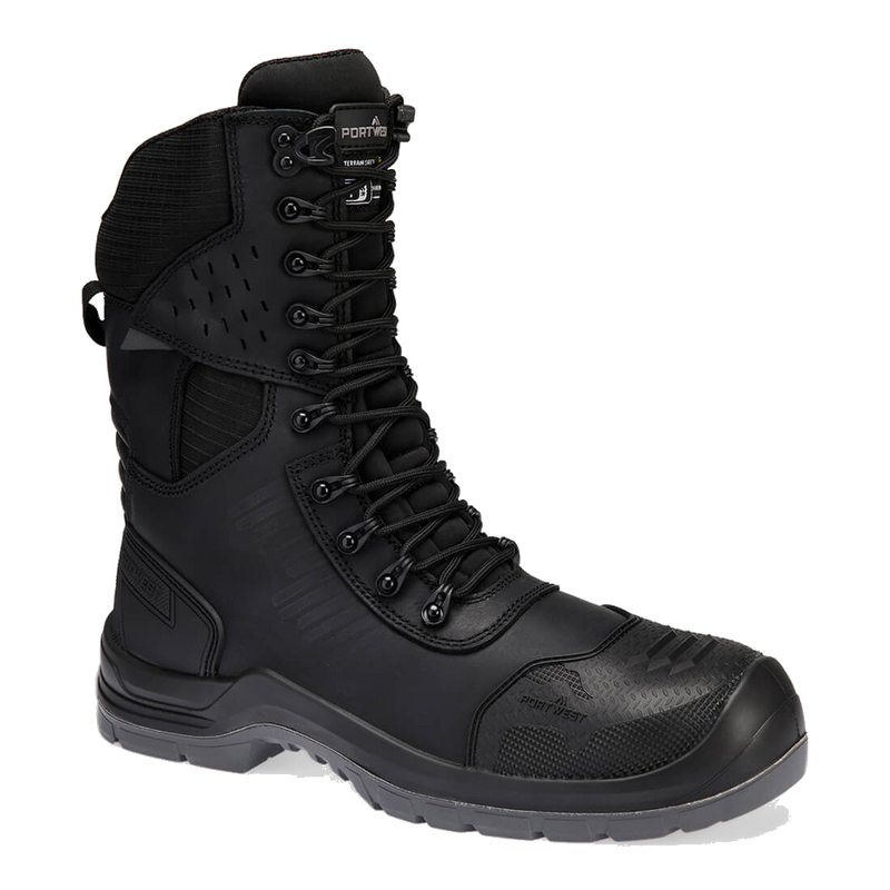 portwest-composite-leather-high-boot-s7l-zwart
