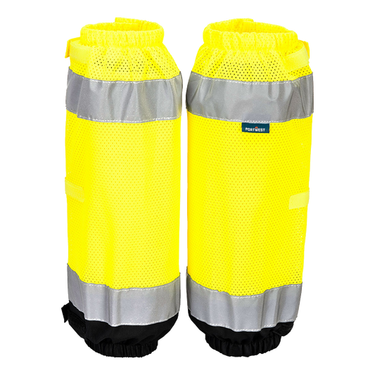 portwest-hi-vis-contrast-gaiters-geel-zwart