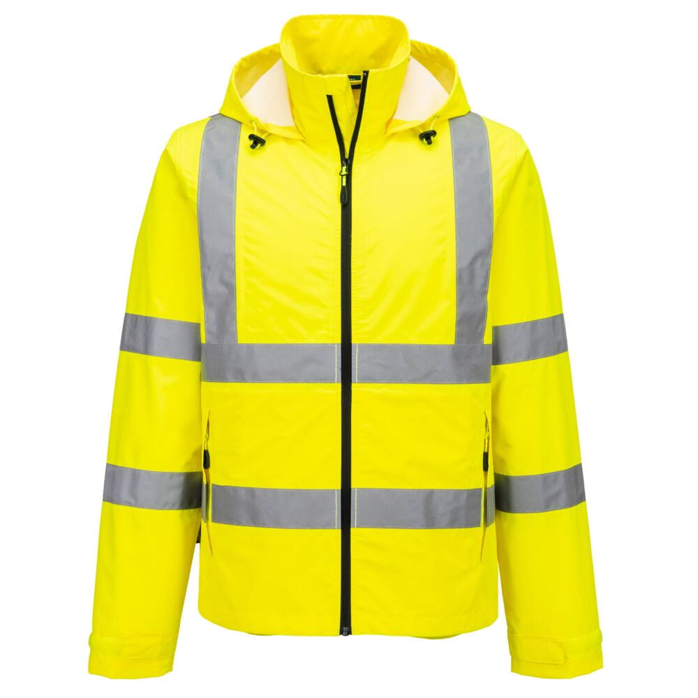 portwest-hi-vis-lightweight-packable-jacket-geel