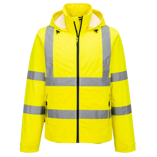 portwest-hi-vis-lightweight-packable-jacket-geel