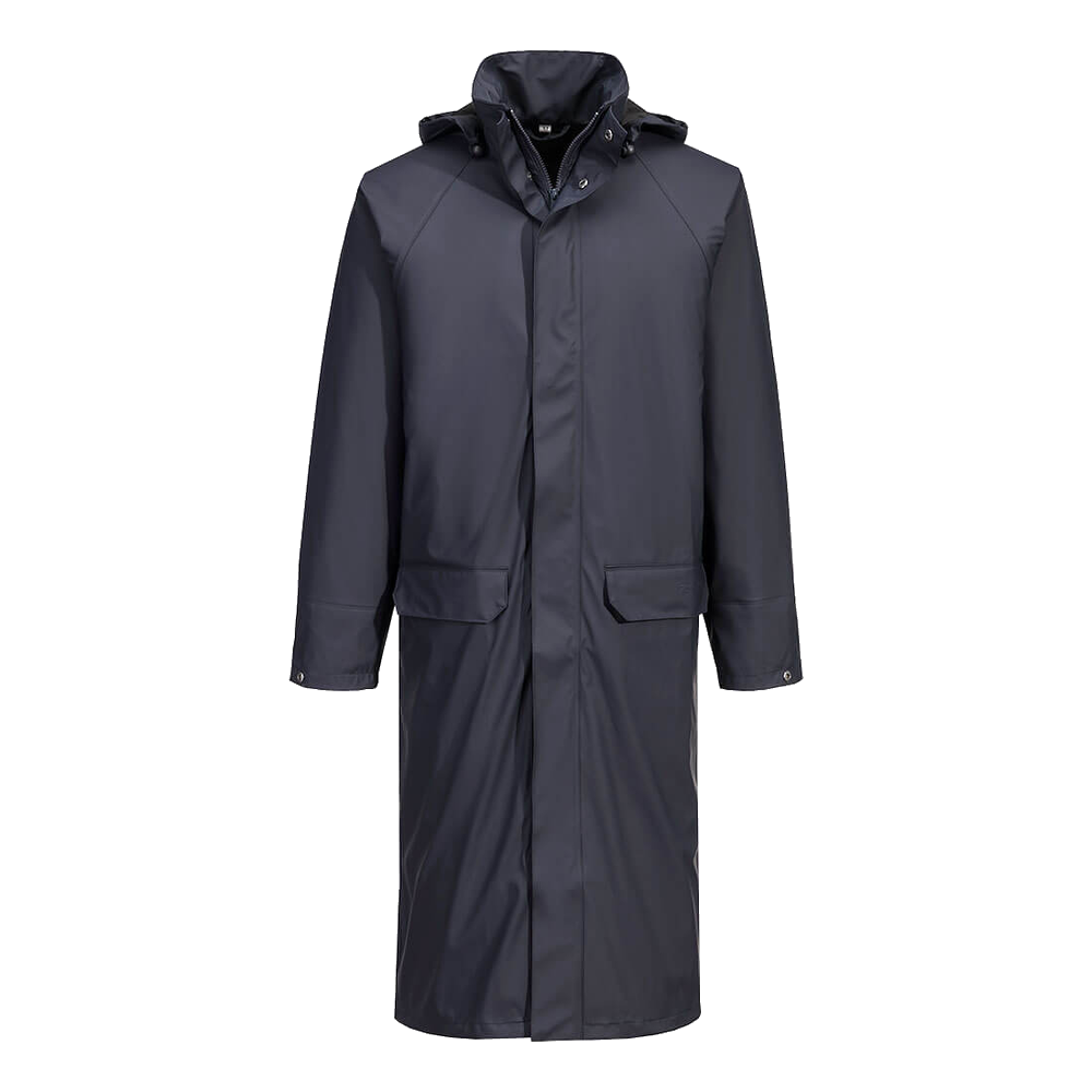 portwest-flexatex-chem-long-coat-navy