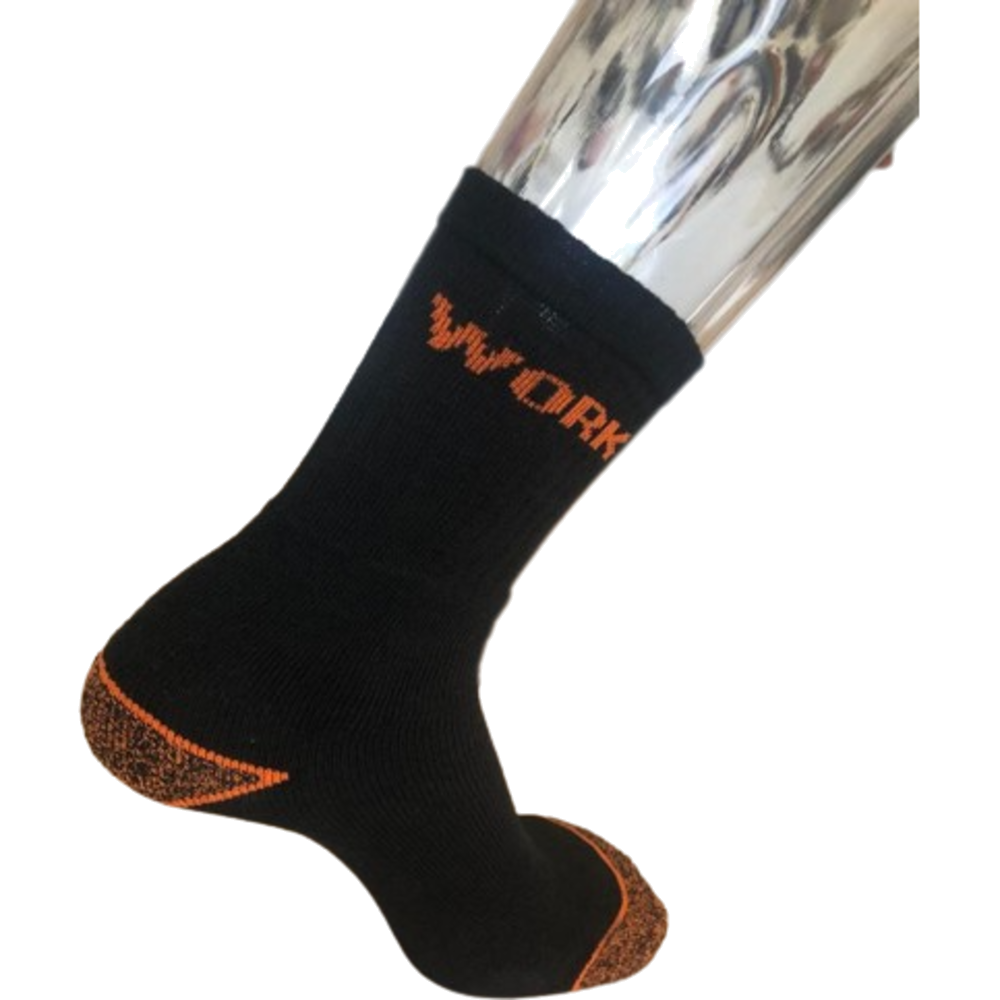 top-rock-work-sok-1-pack-1304-zwart-oranje