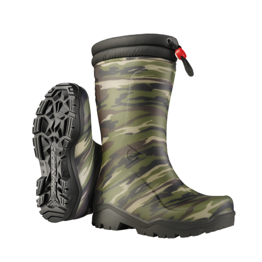 dunlop-blizzard-kinderlaars-pvc-groen-camo