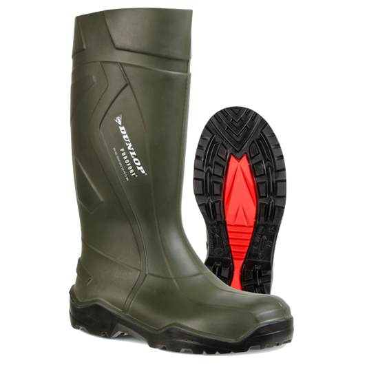 DUNLOP Work-it Full Safety Industriële laarzen, uniseks, Heritage Green, 50 EU DUNLOP Work-it Full Safety Industriële laarzen, uniseks, Heritage Green, 50 EU