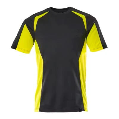 opop-mascot-t-shirt-bi-color-zwart-hi-vis-geel