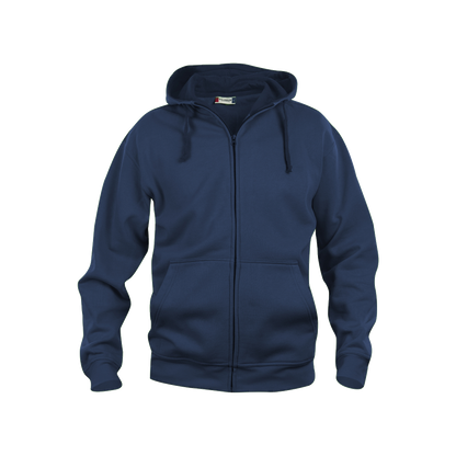 clique-basic-hoody-full-zip-dark-navy