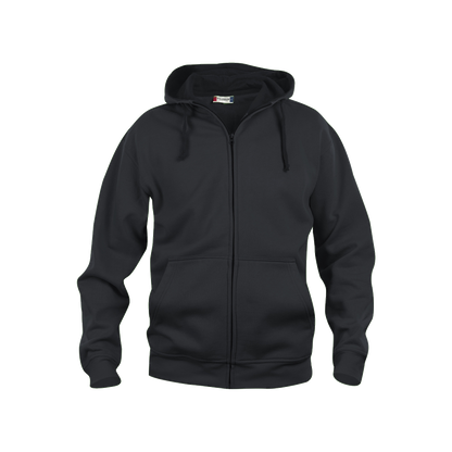 clique-basic-hoody-full-zip-zwart