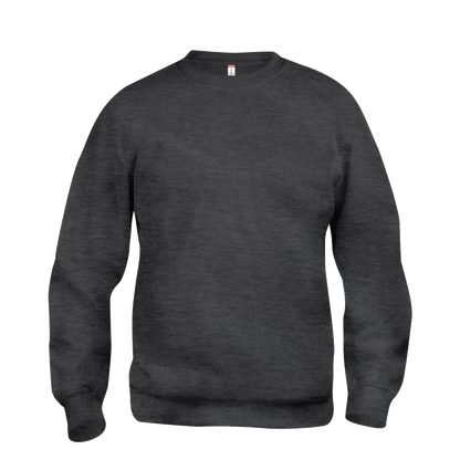 clique-basic-roundneck-antraciet-melange