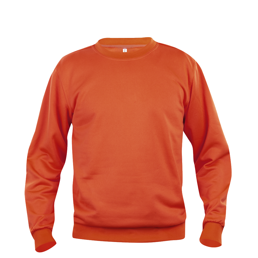 clique-basic-roundneck-dieporanje