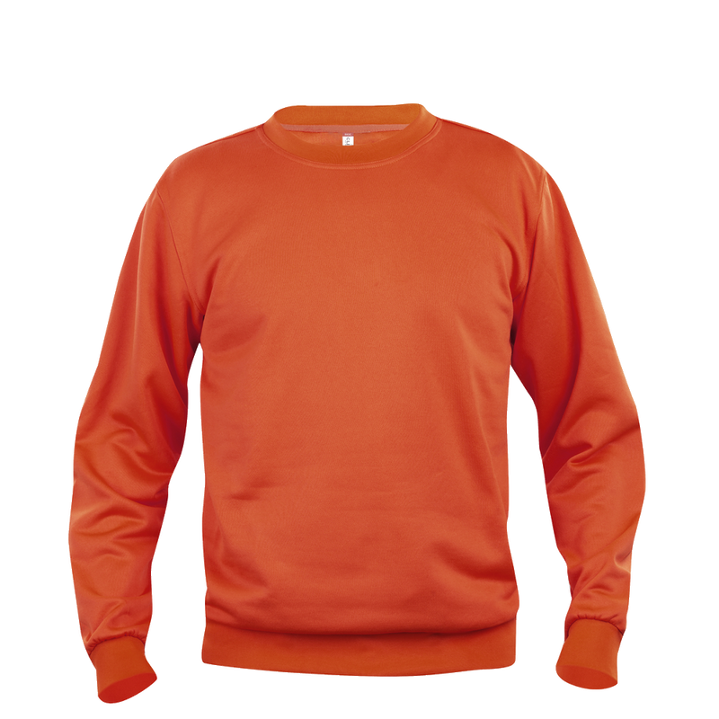 clique-basic-roundneck-dieporanje