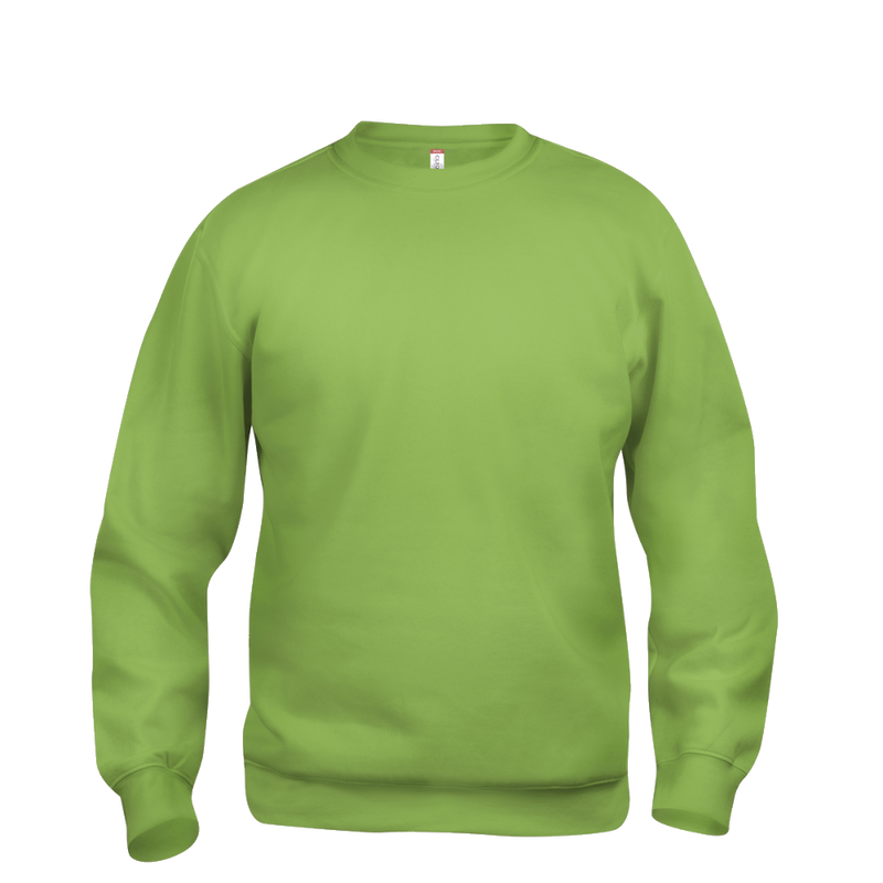 clique-basic-roundneck-lichtgroen