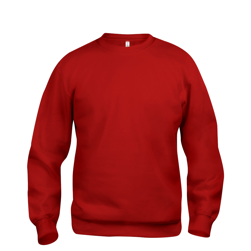 clique-basic-roundneck-rood