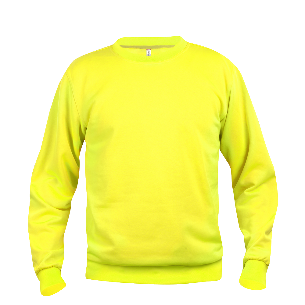 clique-basic-roundneck-signaalgeel