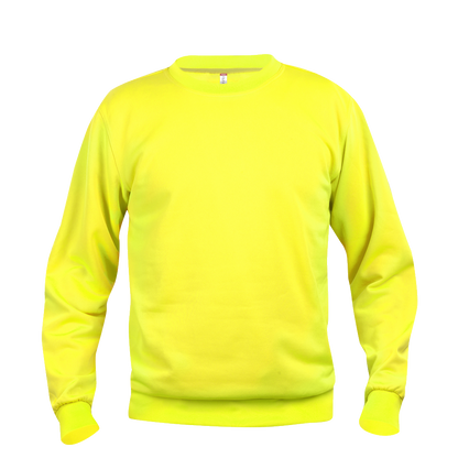 clique-basic-roundneck-signaalgeel