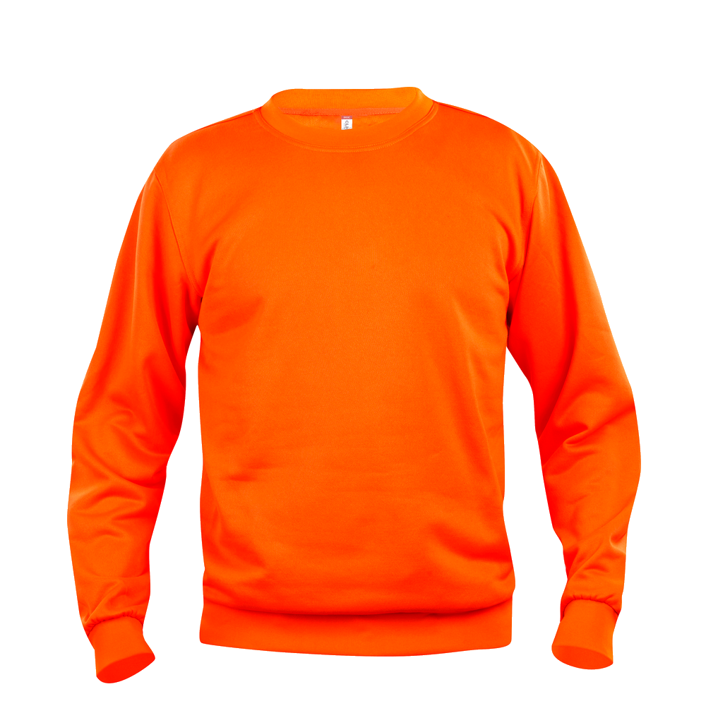clique-basic-roundneck-signaaloranje