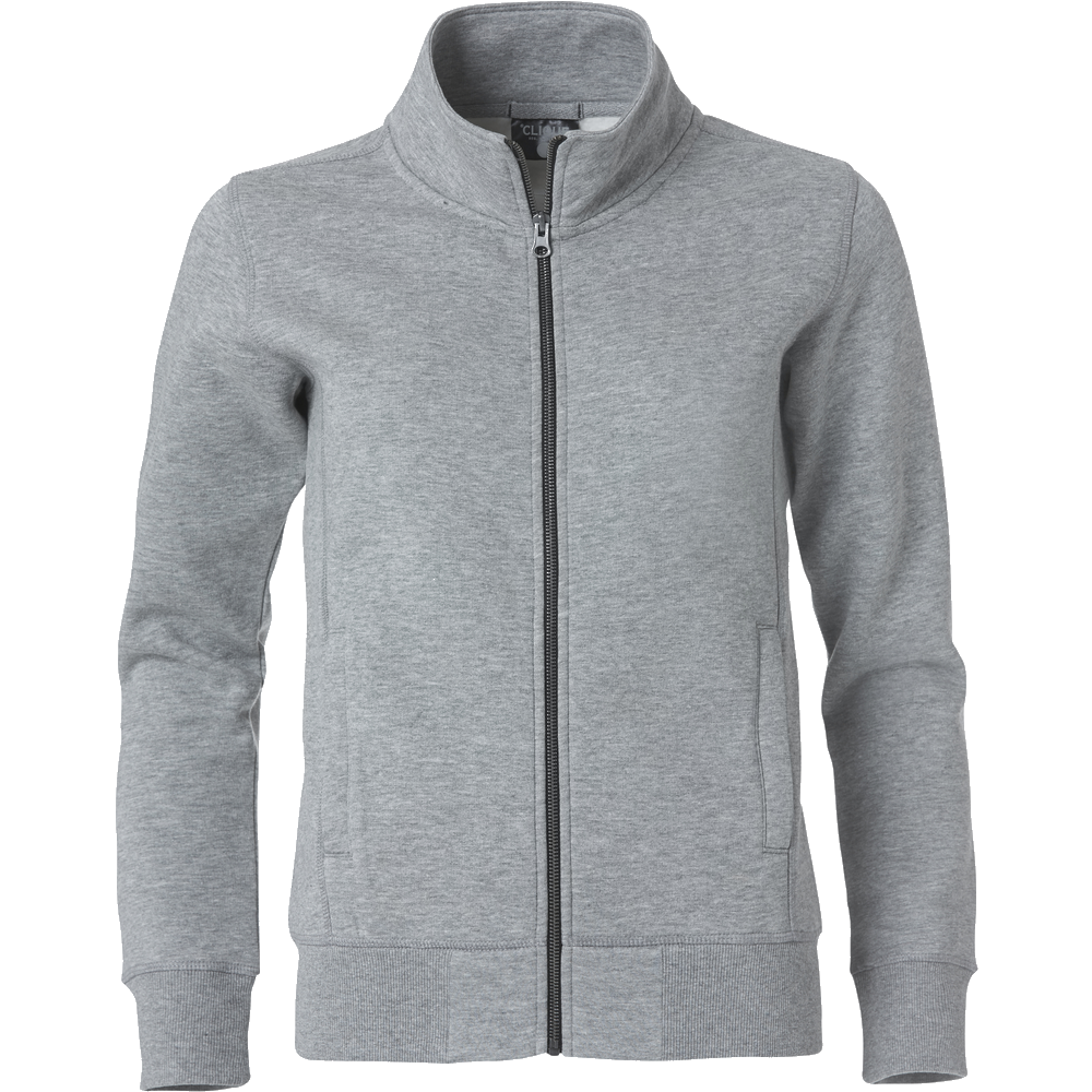 clique-classic-cardigan-grijsmelange