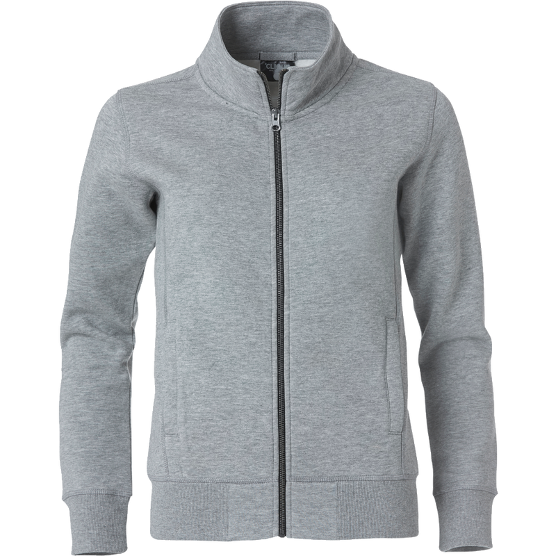 clique-classic-cardigan-grijsmelange