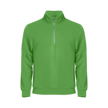 clique-basic-half-zip-appelgroen