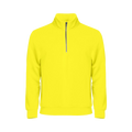 clique-basic-half-zip-signaalgeel