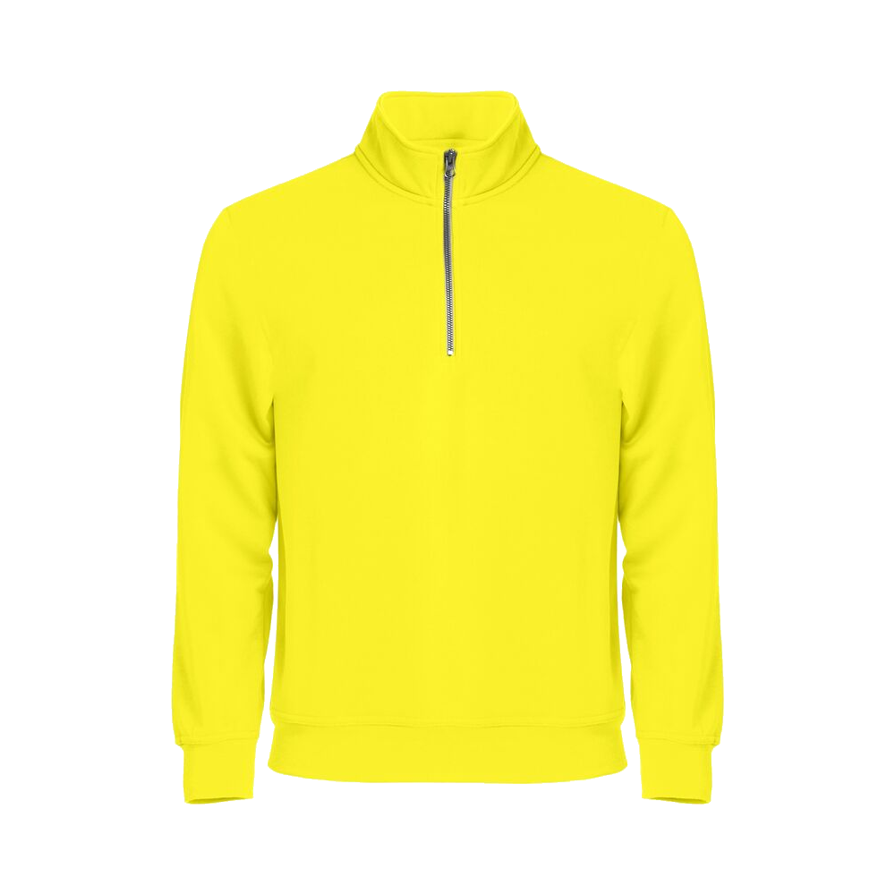 clique-basic-half-zip-signaalgeel