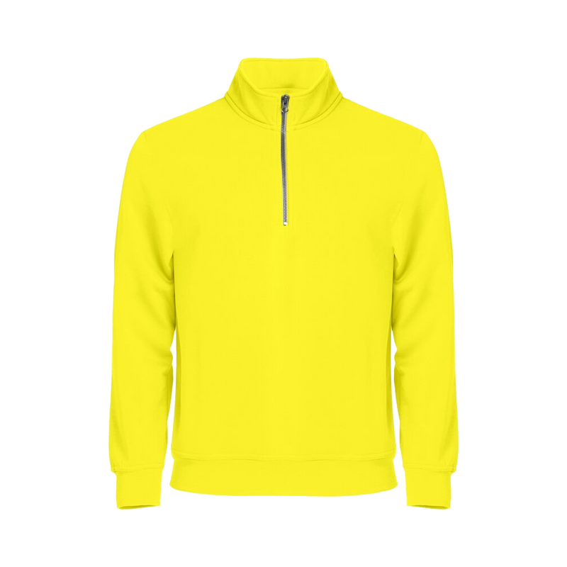 clique-basic-half-zip-signaalgeel