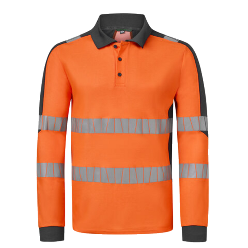 havep-high-visibility-polo-10079-oranje-charcoal