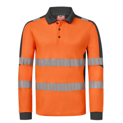 havep-high-visibility-polo-10079-oranje-charcoal