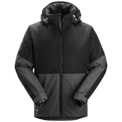 snickers-allroundwork-waterdichte-geisoleerde-werkjas-1104-staalgrijs-zwart