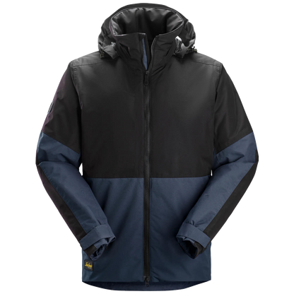 snickers-allroundwork-waterdichte-geisoleerde-werkjas-1104-navy-zwart