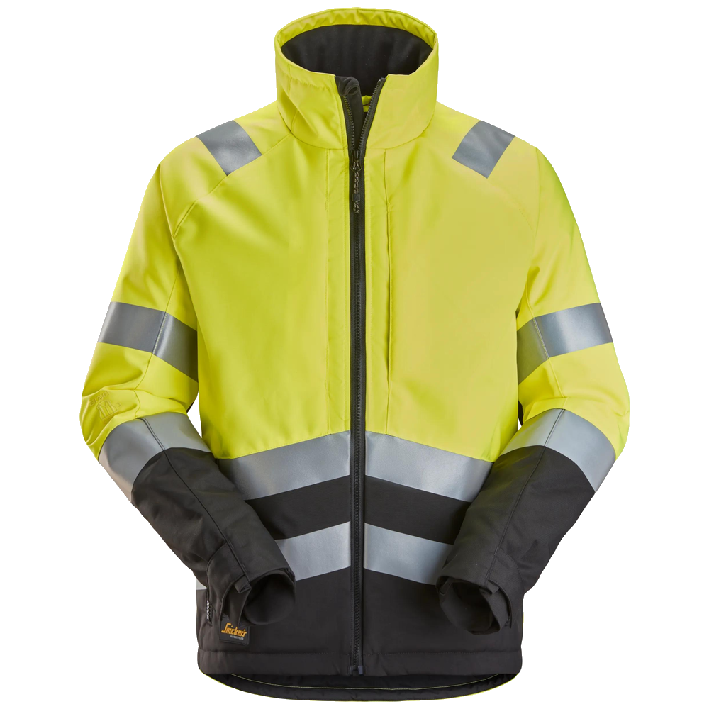 snickers-high-vis-cl2-3-winter-werkjas-1153-geel-zwart