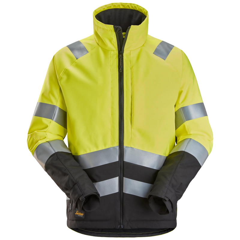 snickers-high-vis-cl2-3-winter-werkjas-1153-geel-zwart