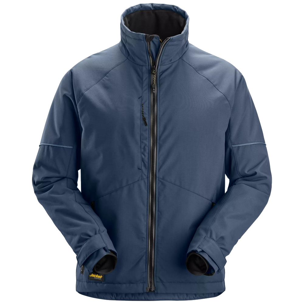 snickers-allroundwork-winterjack-navy-zwart