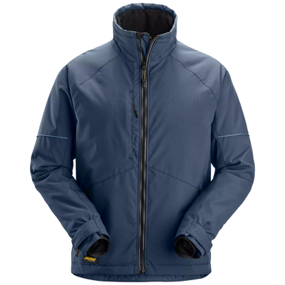 snickers-allroundwork-winterjack-navy-zwart