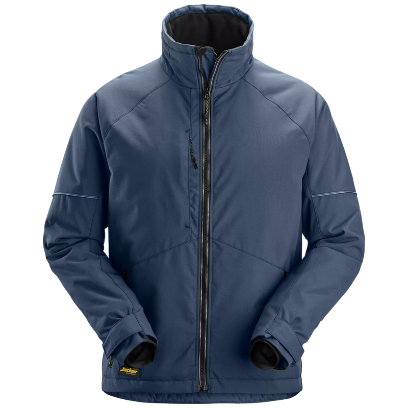 snickers-allroundwork-winterjack-navy-zwart