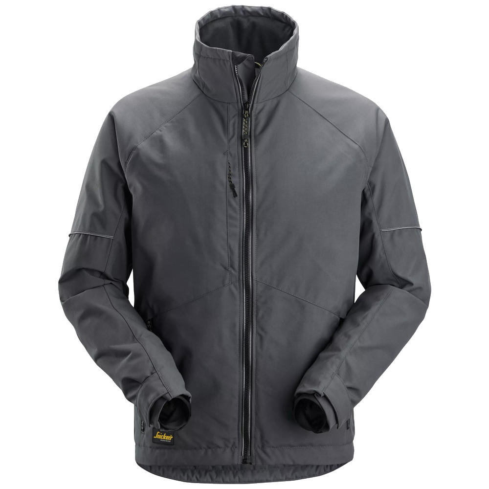snickers-allroundwork-winterjack-staalgrijs-zwart