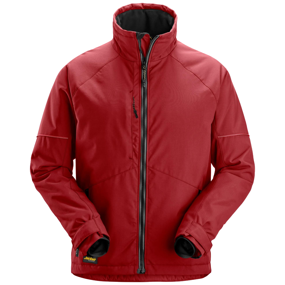 snickers-allroundwork-winterjack-rood-zwart