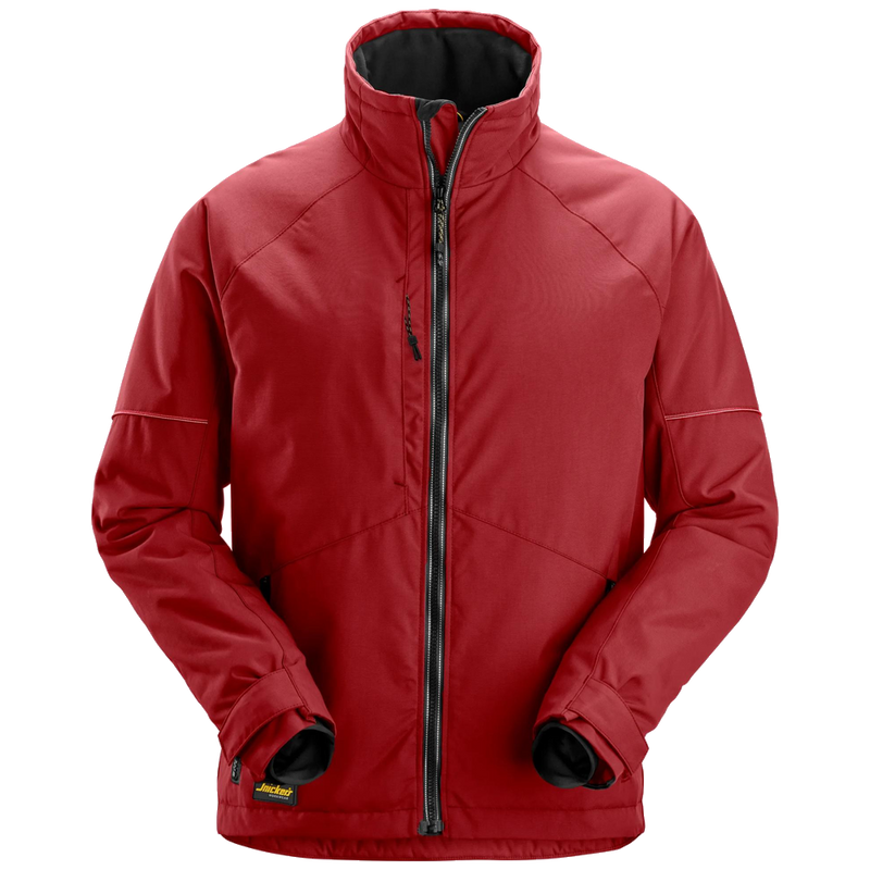 snickers-allroundwork-winterjack-rood-zwart