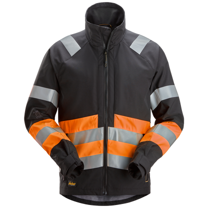snickers-high-vis-klasse-1-werkjas-1534-zwart-oranje
