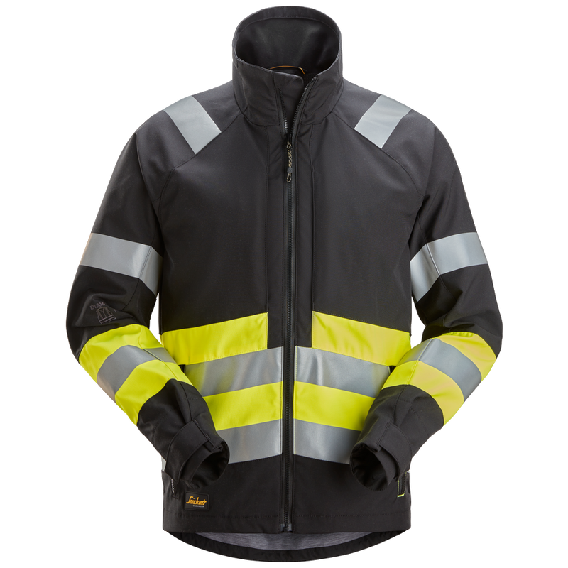 snickers-high-vis-klasse-1-werkjas-1534-zwart-geel