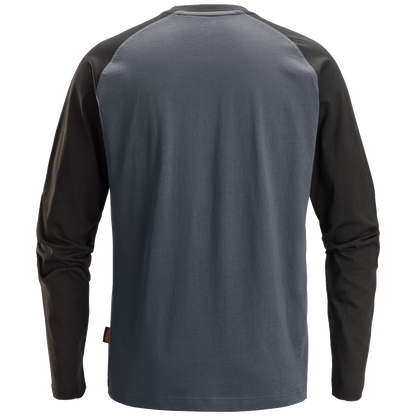 snickers-tweekleurig-t-shirt-met-lange-mouwen-2450
