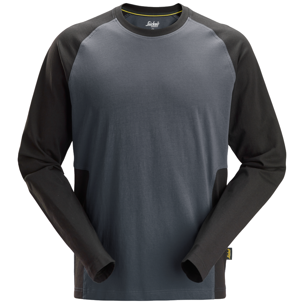 snickers-tweekleurig-t-shirt-met-lange-mouwen-2450