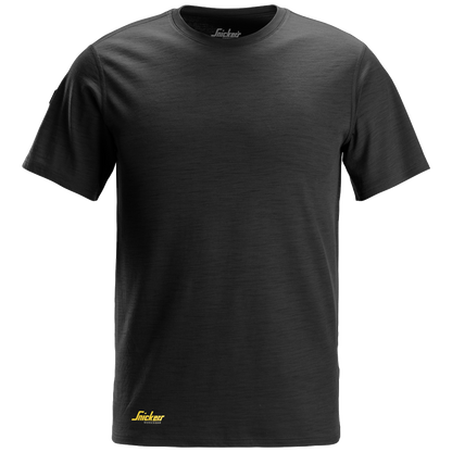 snickers-wollen-t-shirt-2551-zwart