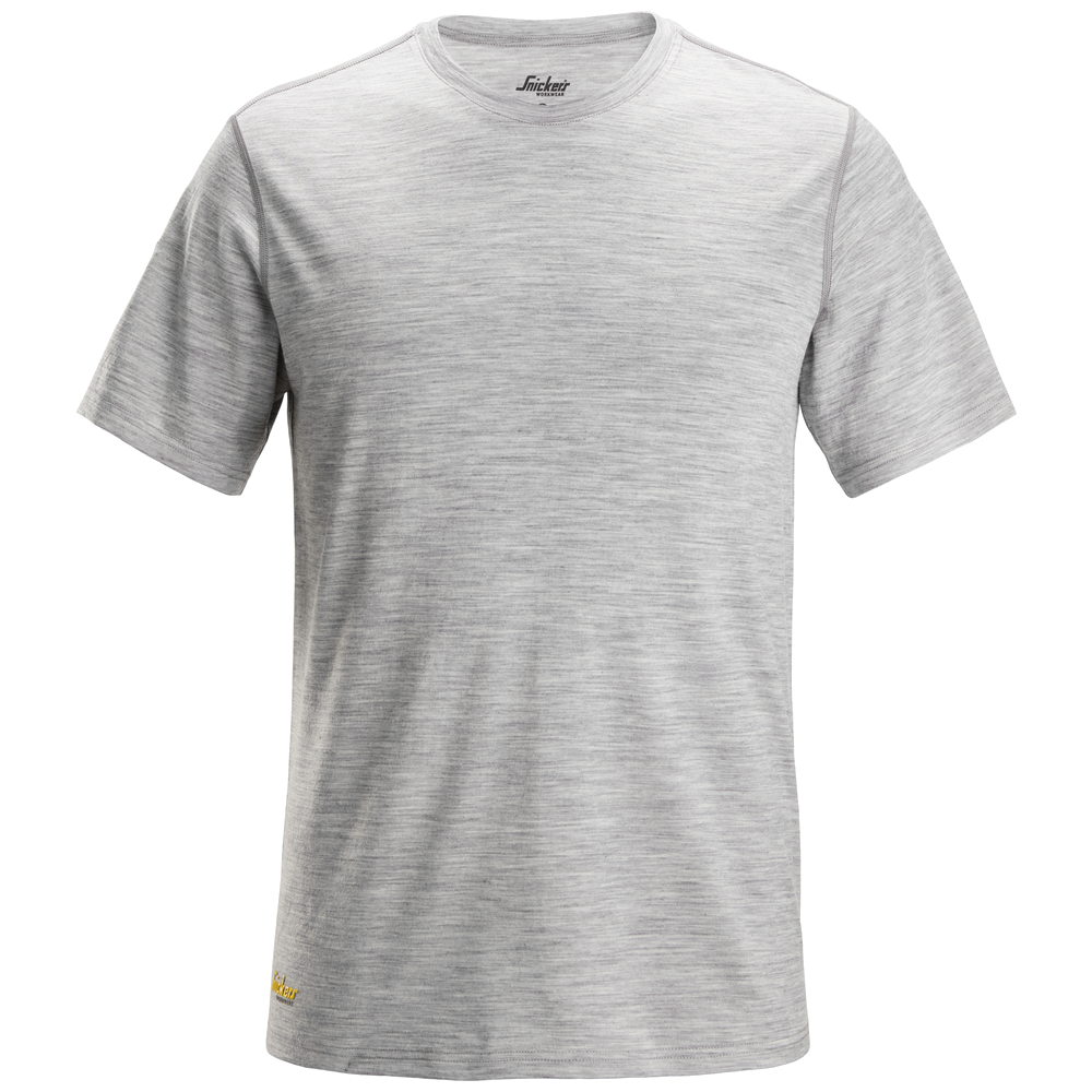 snickers-wollen-t-shirt-2551-grijsmelange